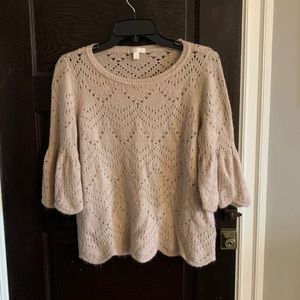 Lauren Conrad pink sweater
